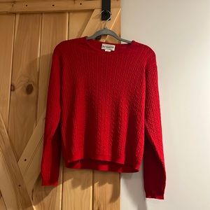 Medium red Pendleton sweater